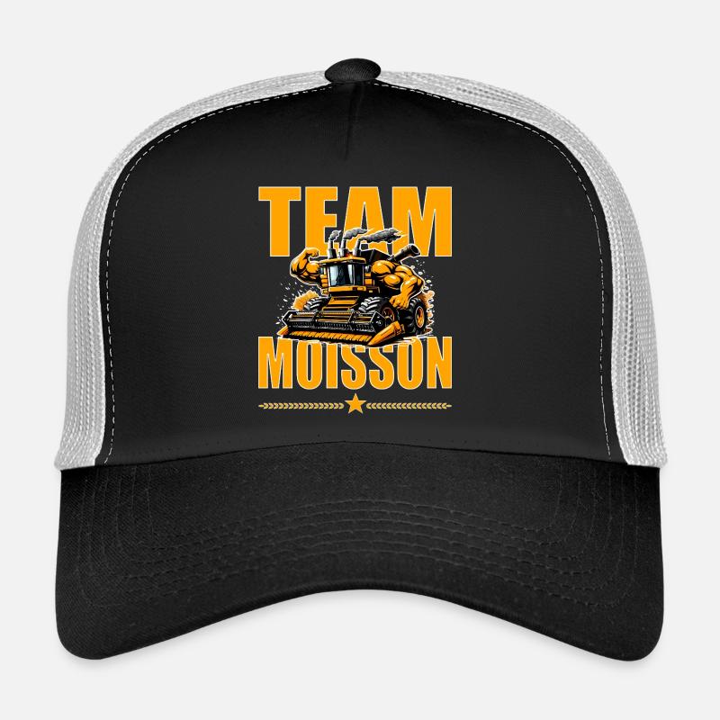 Team moisson humour moissonneuse bodybuildée Casquette trucker 