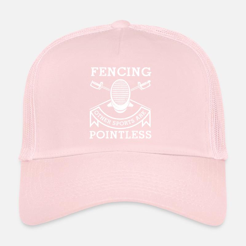 Fencing Pointless Emblem Trucker Cap