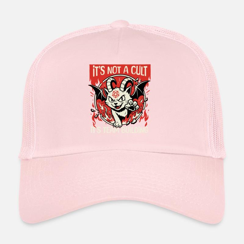 Ce n’est pas un chat noir drôle de secte Casquette trucker 