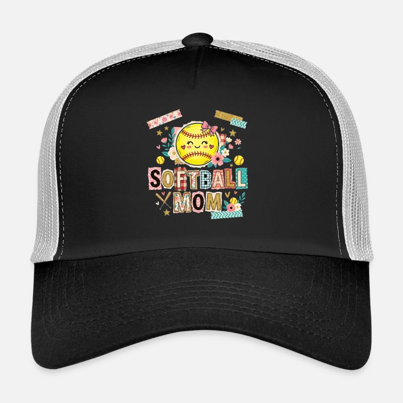 Lösegeldbrief Softball-Mama Mutter Trucker Cap