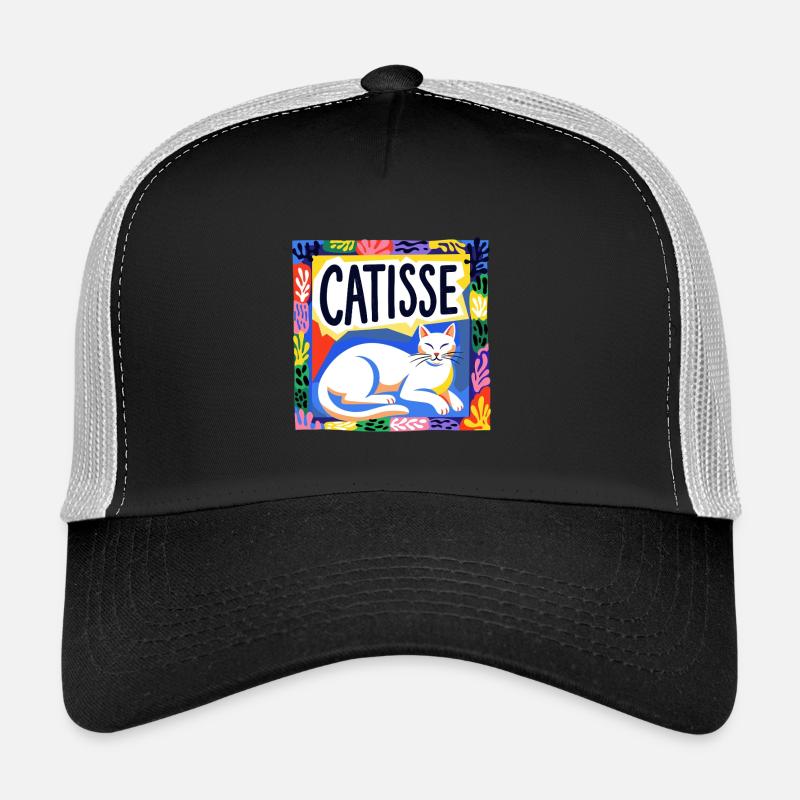 Catisse  Matisse Style Cat Trucker Cap