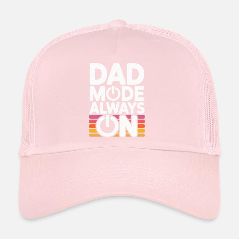 Dad Mode Always On Lustige Geschenkidee Vater Trucker Cap