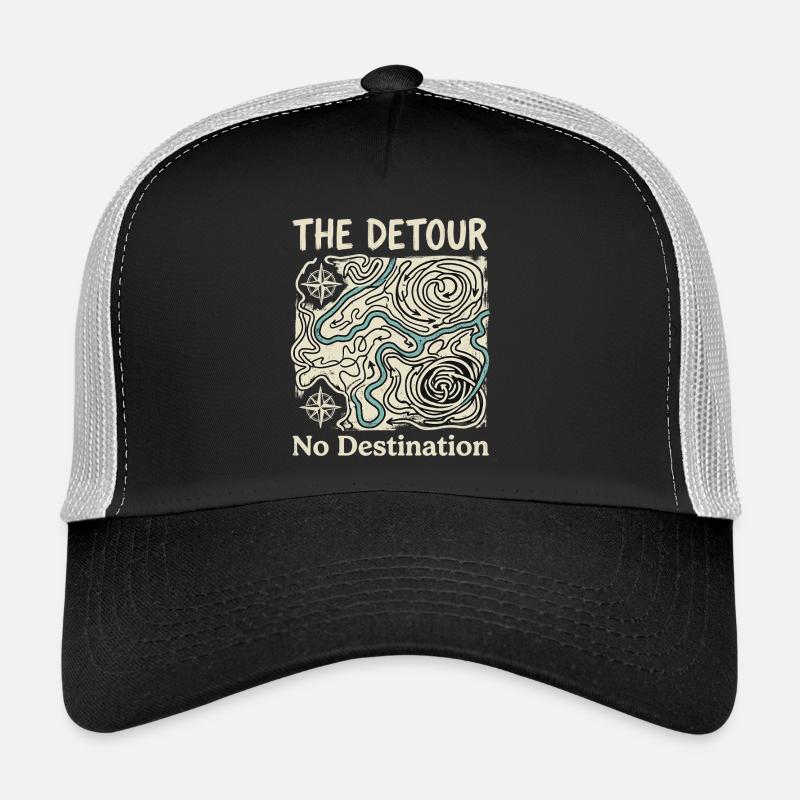 Pas de détour de destination Casquette trucker 