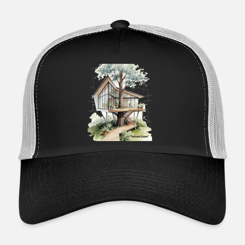 Treehouse Dreams Glass Haven Trucker Cap