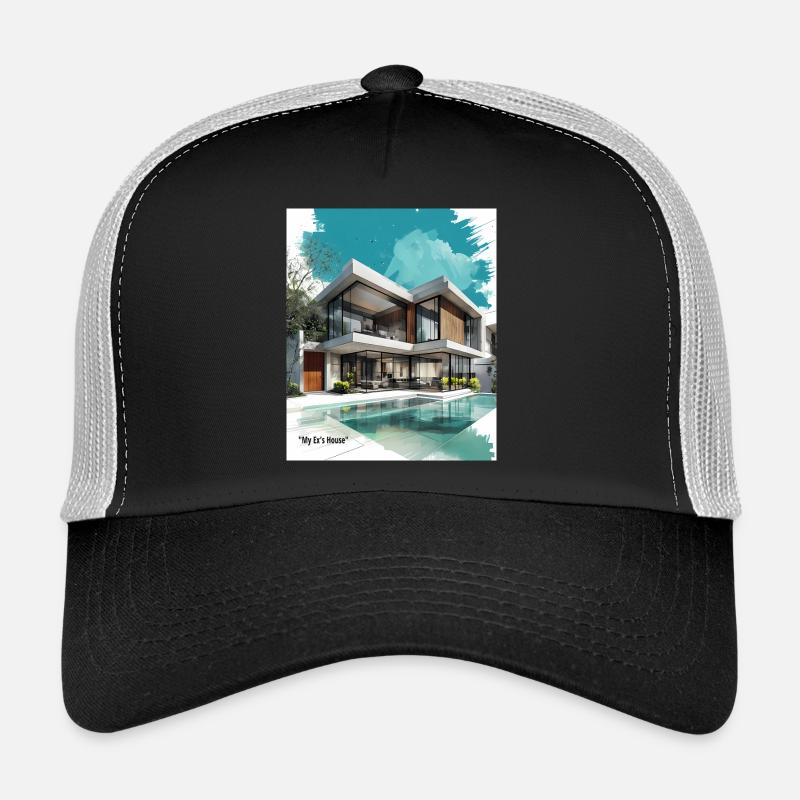 La villa moderne de mon ex au bord de la piscine Casquette trucker 