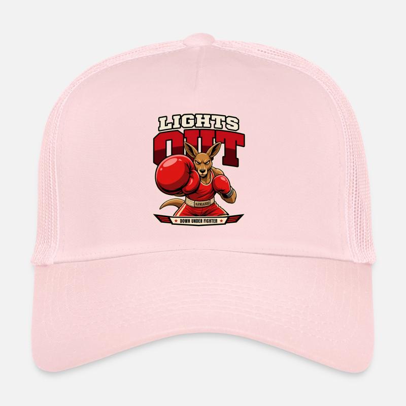 Kangaroo Knockout – Lights Out Boxing Trucker Cap