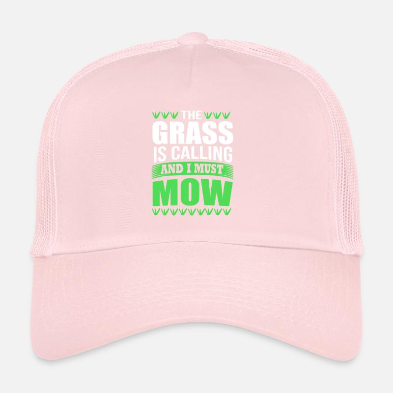 Tondeuse à gazon pelouse (prairie) Casquette trucker 
