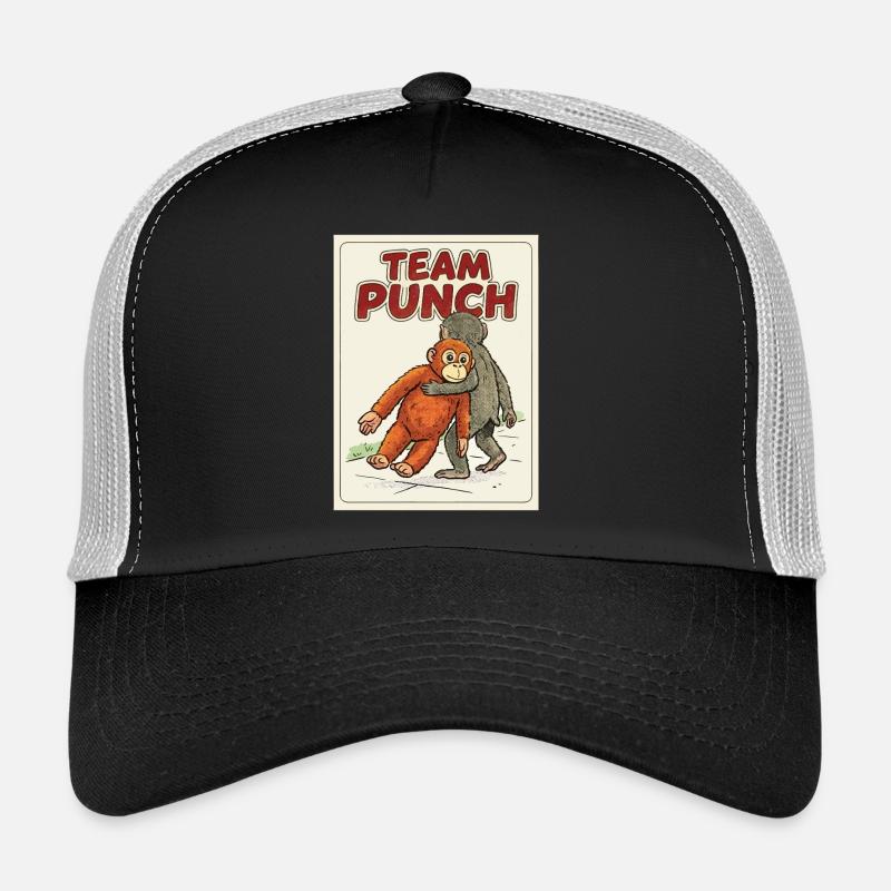Coup de poing Bébé Singe Coup de poing Casquette trucker 