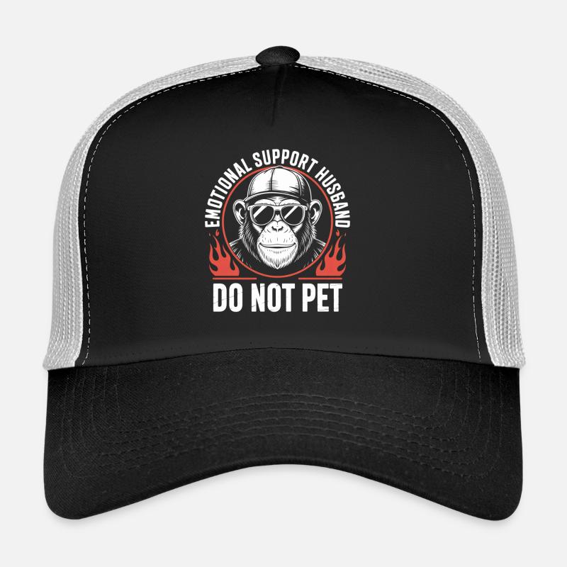 Emotional Support Husband Do Not Pet Trucker Cap