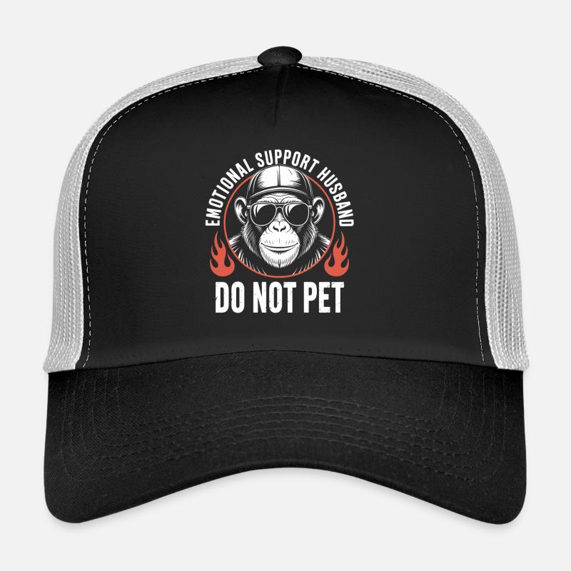 Ne pas caresser : Mari de soutien émotionnel Casquette trucker 