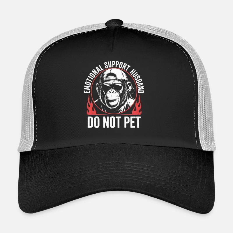 Emotional Support Husband Tee Trucker Cap