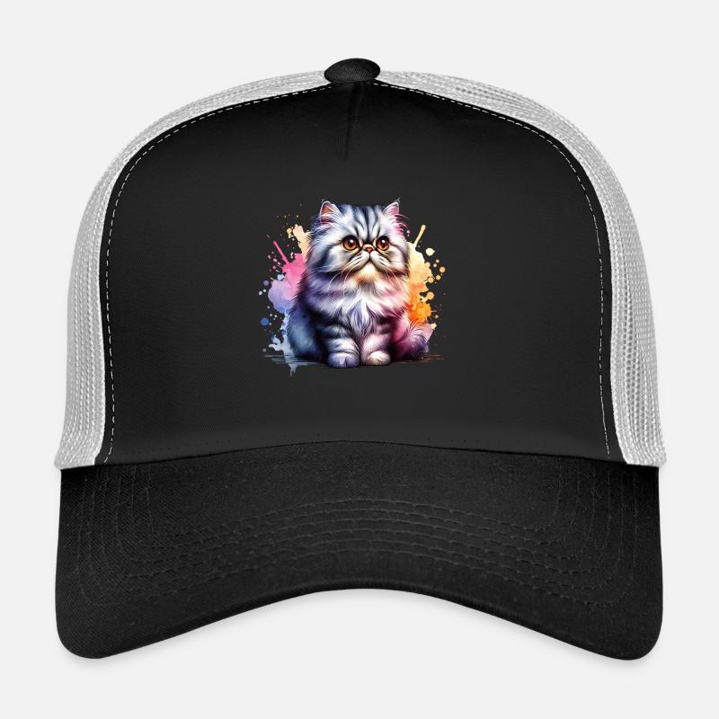 Cadeau du chat persan Casquette trucker 