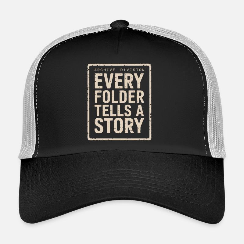 Chaque dossier raconte une histoire Casquette trucker 