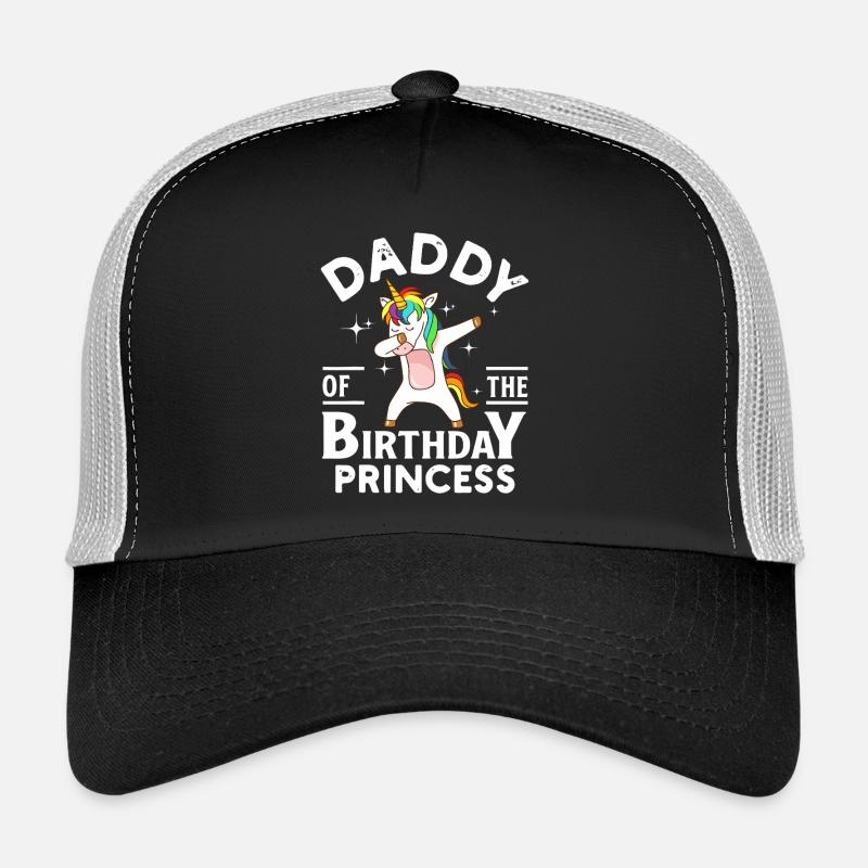 Dabbing Birthday Princess - Trucker Cap - black/stone grey