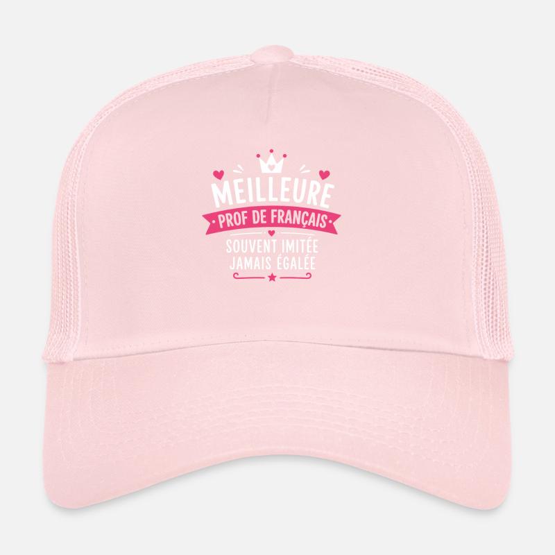 Meilleure prof de français  Casquette trucker 