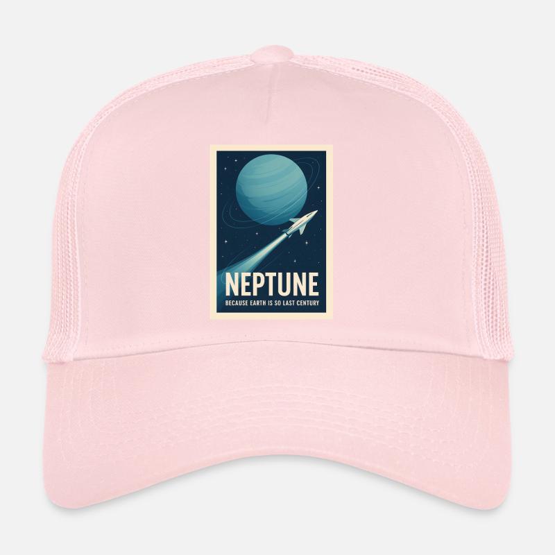 Neptun statt Erde | Retro Space Reise Trucker Cap