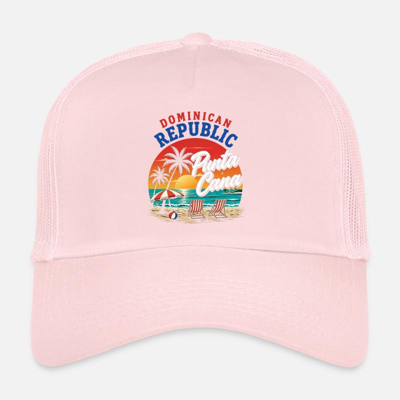 Punta Cana Sunset Beach Art Casquette trucker 
