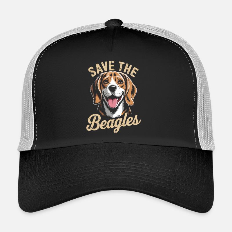 Save the Beagles Dog Portrait Tee Trucker Cap