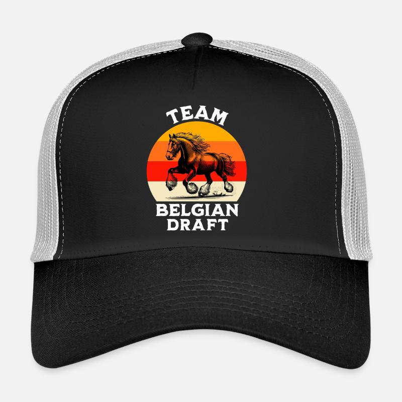 Équipe Belge du Cheval de Trait Casquette trucker 