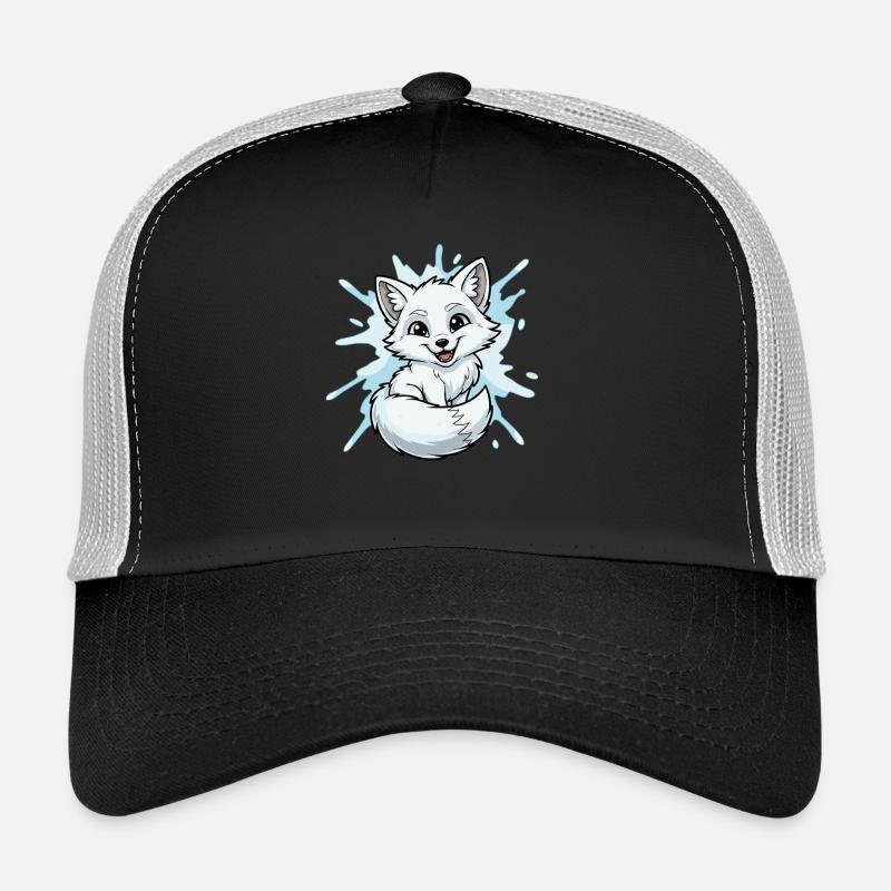 Personnage de Renard Éclaboussure d’Eau Casquette trucker 