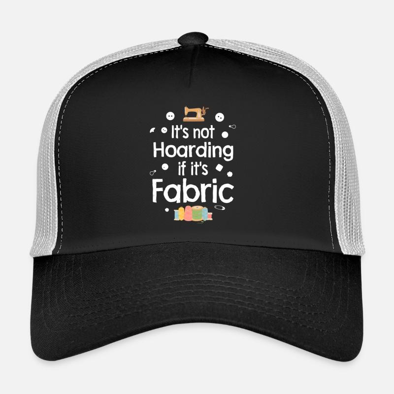 Ne pas thésauriser si c’est du tissu - Casquette trucker  - noir/gris pierre