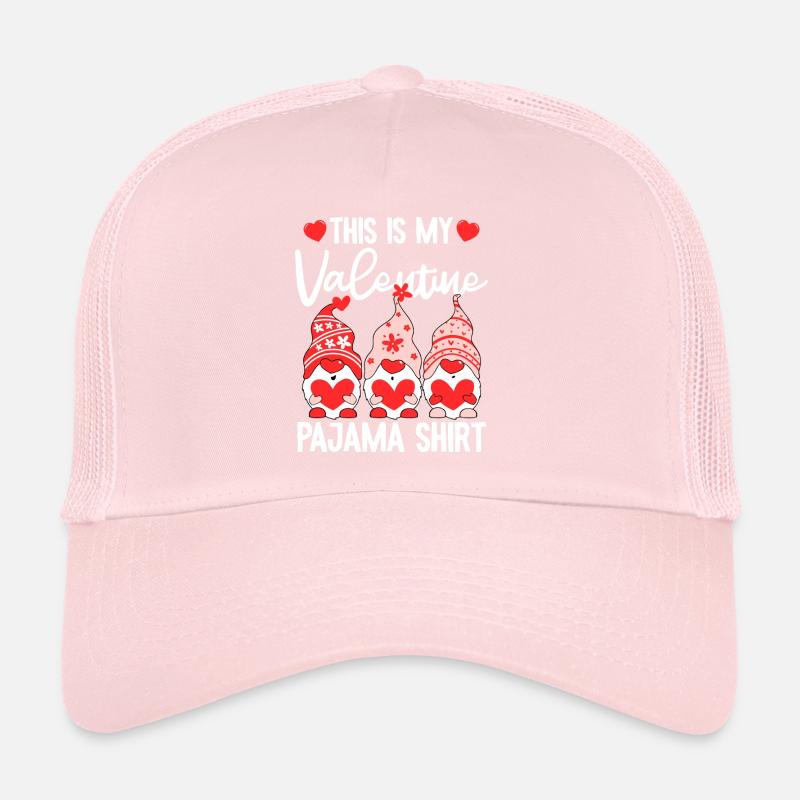 Valentine Gnome Pyjama-Hemd Trucker Cap