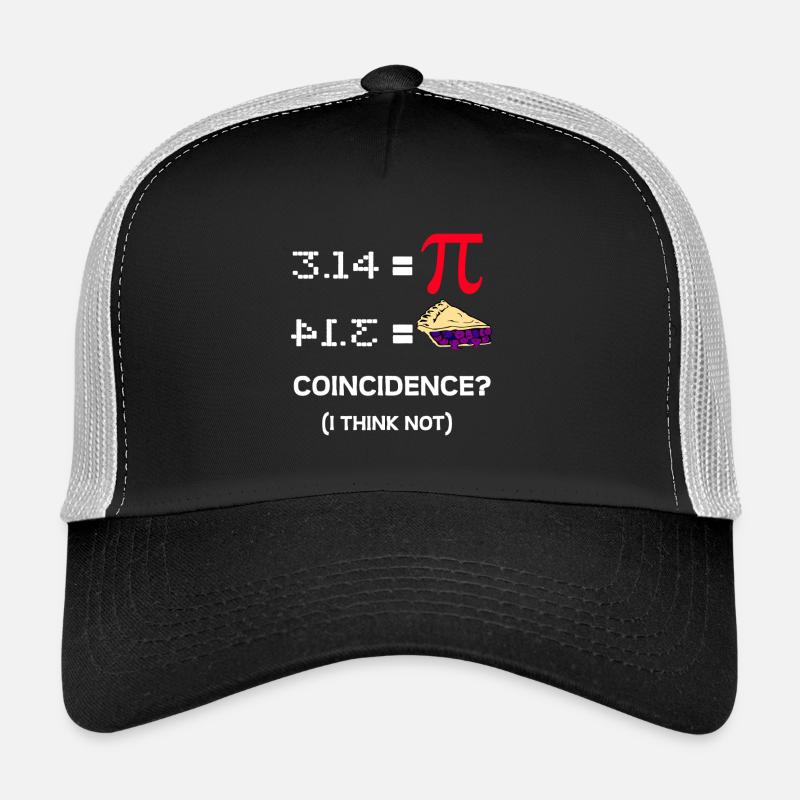 Pi Pie Coincidence Tee Trucker Cap