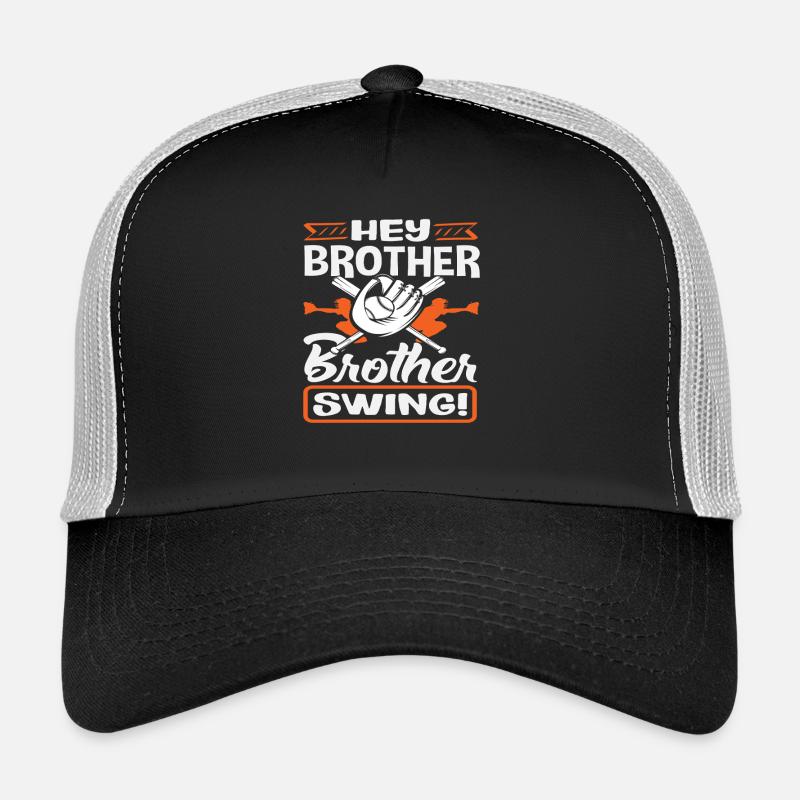 Hey Bruder Swing Baseball Spruch Trucker Cap