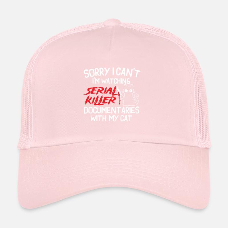 Serial Killer Docs mit Cat schauen Trucker Cap