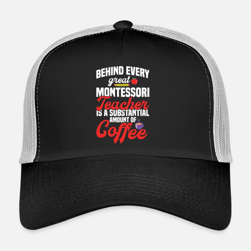  Montessori Teacher Appreciation Method School Trucker Cap