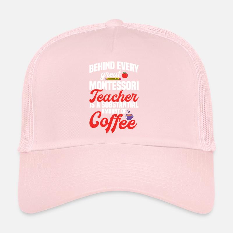 École Montessori de Méthode d’Appréciation des Enseignants Casquette trucker 