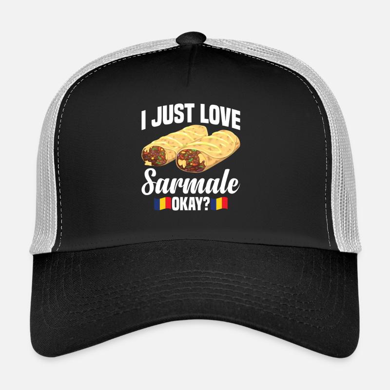 Plat roumain de Sarmale Snack serbe Casquette trucker 