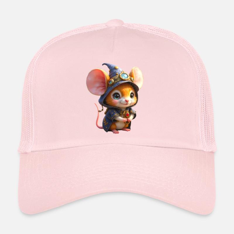 Souris Sorcière Steampunk Bleue Casquette trucker 