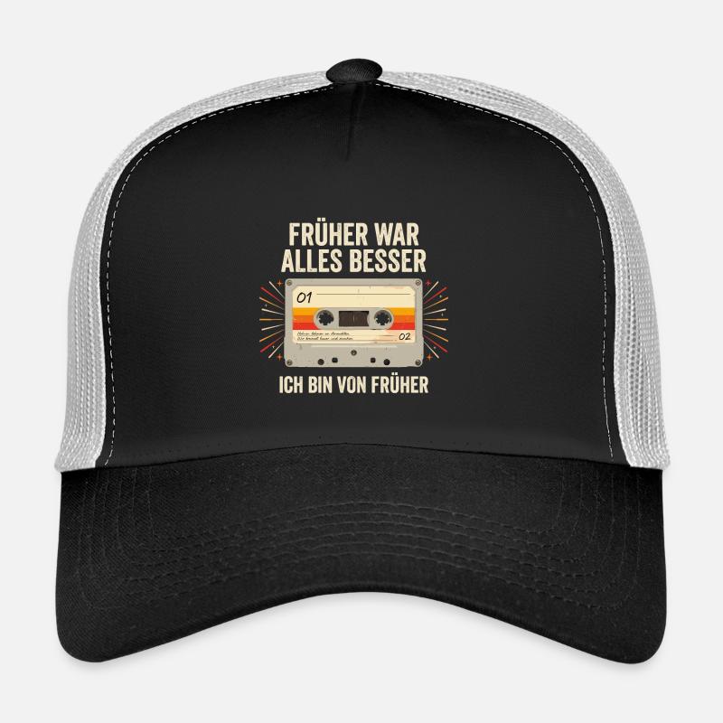 Früher War Alles Besser Ich Bin Von Früher Retro Trucker Cap
