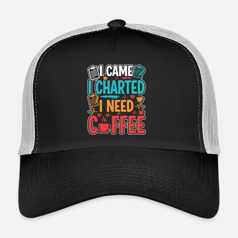 Night Shift Nurse, Tired Trucker Cap