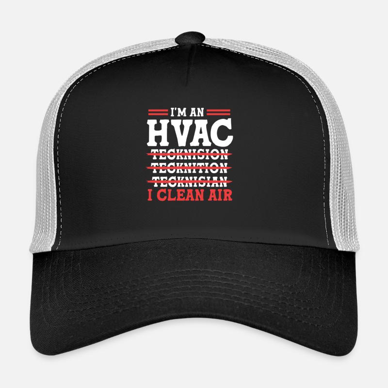 Heating Air Conditioning Technician Technician Refrigeration Technician Trucker Cap