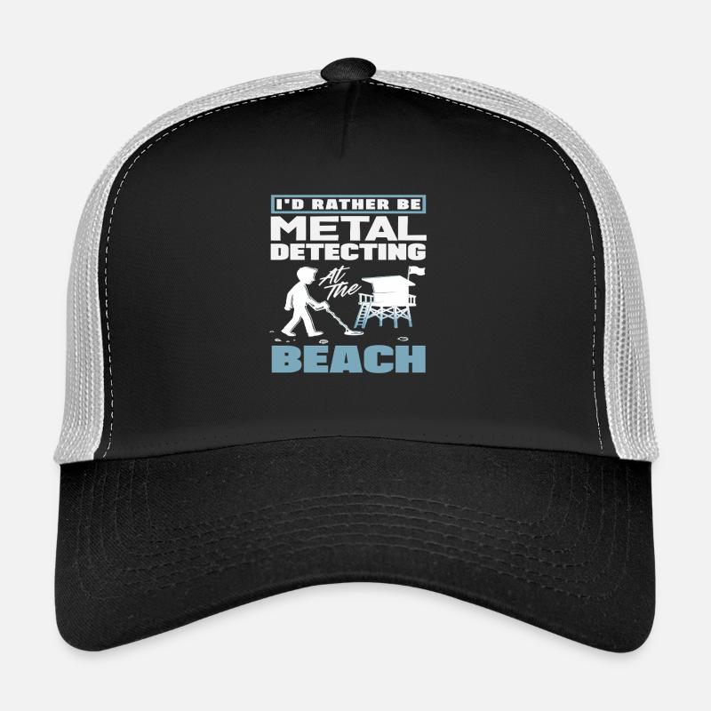 Préfère sonder sur la plage Détection de métaux Casquette trucker 