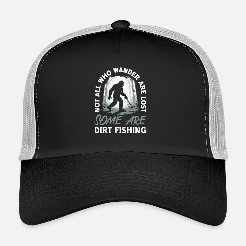 Bigfoot Probes, Détection de métaux de pêche à la terre Casquette trucker 