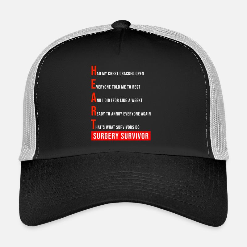 I Survived Open Heart Surgery Trucker Cap