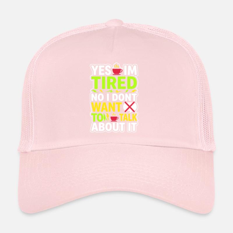 Infirmière de nuit, fatiguée Casquette trucker 