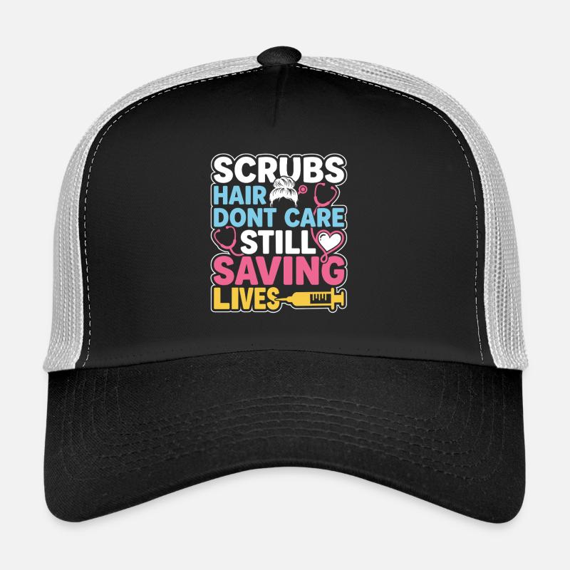 Infirmière de nuit, fatiguée Casquette trucker 