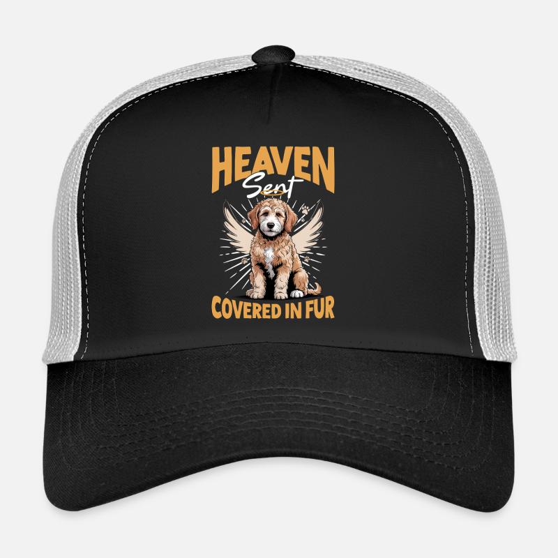 Race de chien Goldendoodle Casquette trucker 