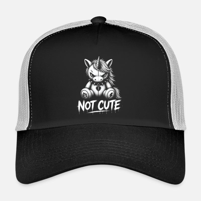 Rebellisches Einhorn – Not Cute Punk Design Trucker Cap