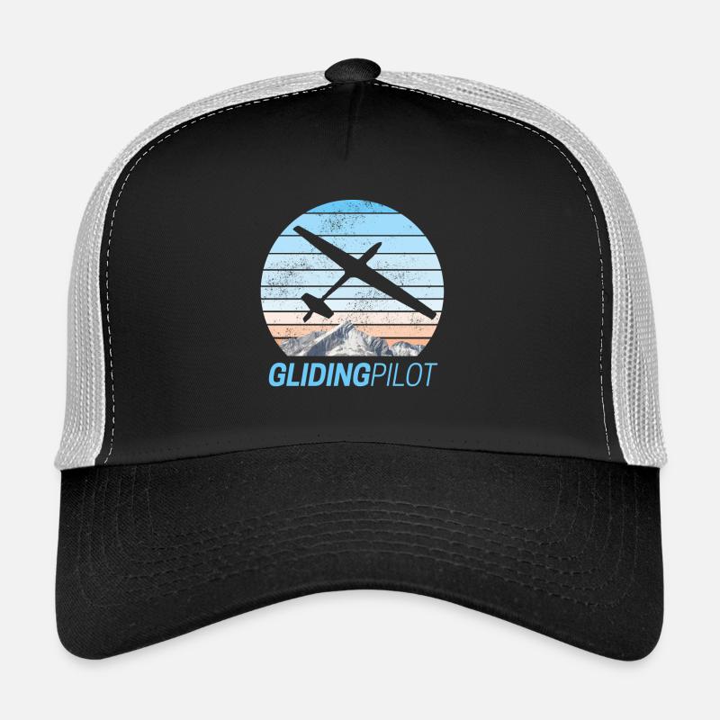 Gliding Pilot Segelfliegen Vintage Design Trucker Cap