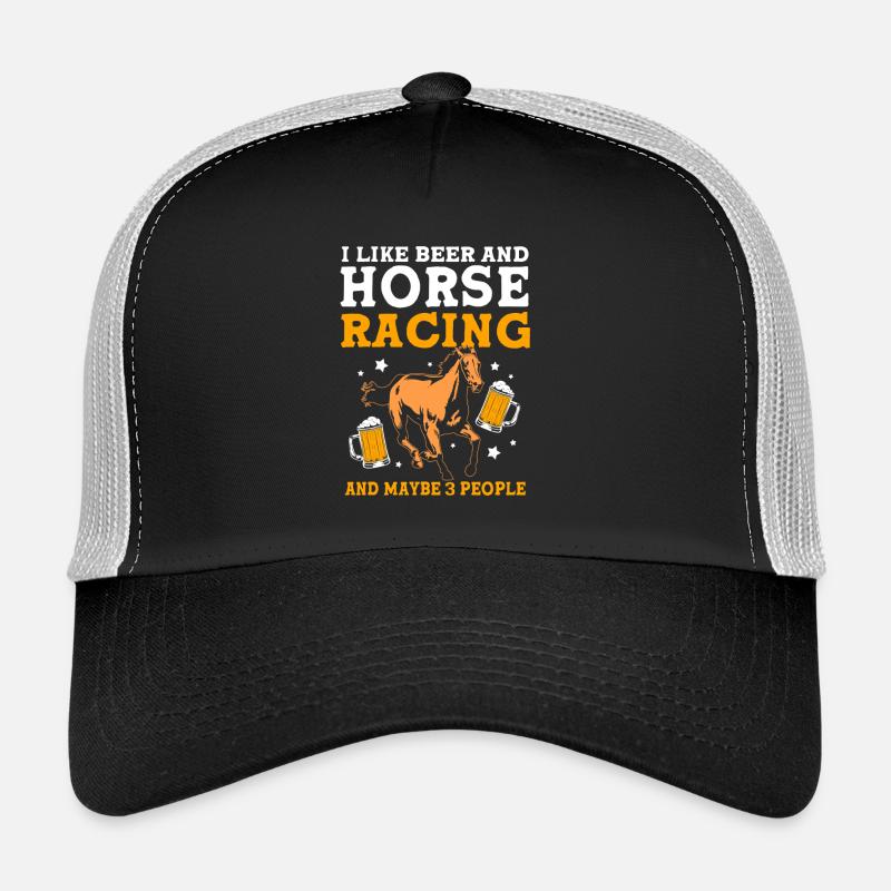 Pferderennen Bier Trucker Cap