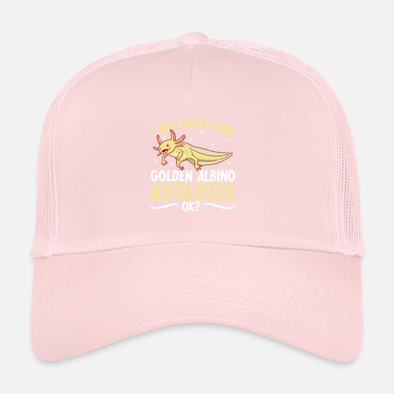 J’adore mon Axolotl albinos doré Casquette trucker 