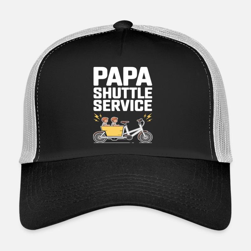 Papa Shuttle Service Vélo cargo Papa Casquette trucker 