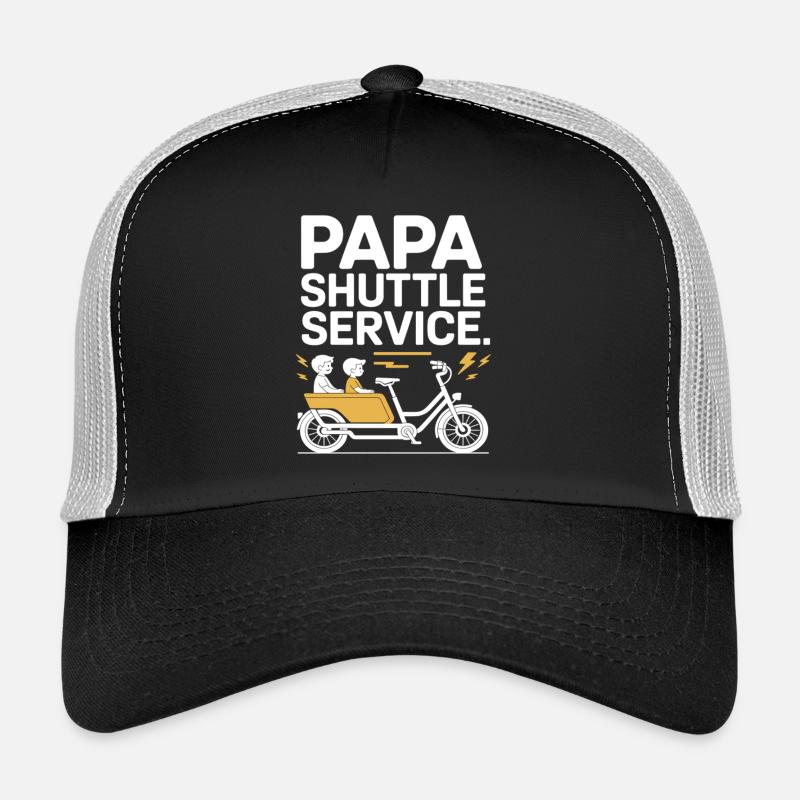 Papa Shuttle Service Vélo cargo Papa Casquette trucker 