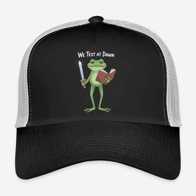 We Test at Dawn Frog Knight Trucker Cap