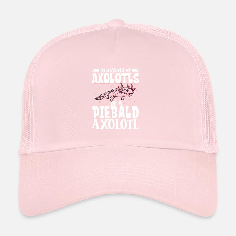 Sois un Axolotl Piebald Casquette trucker 